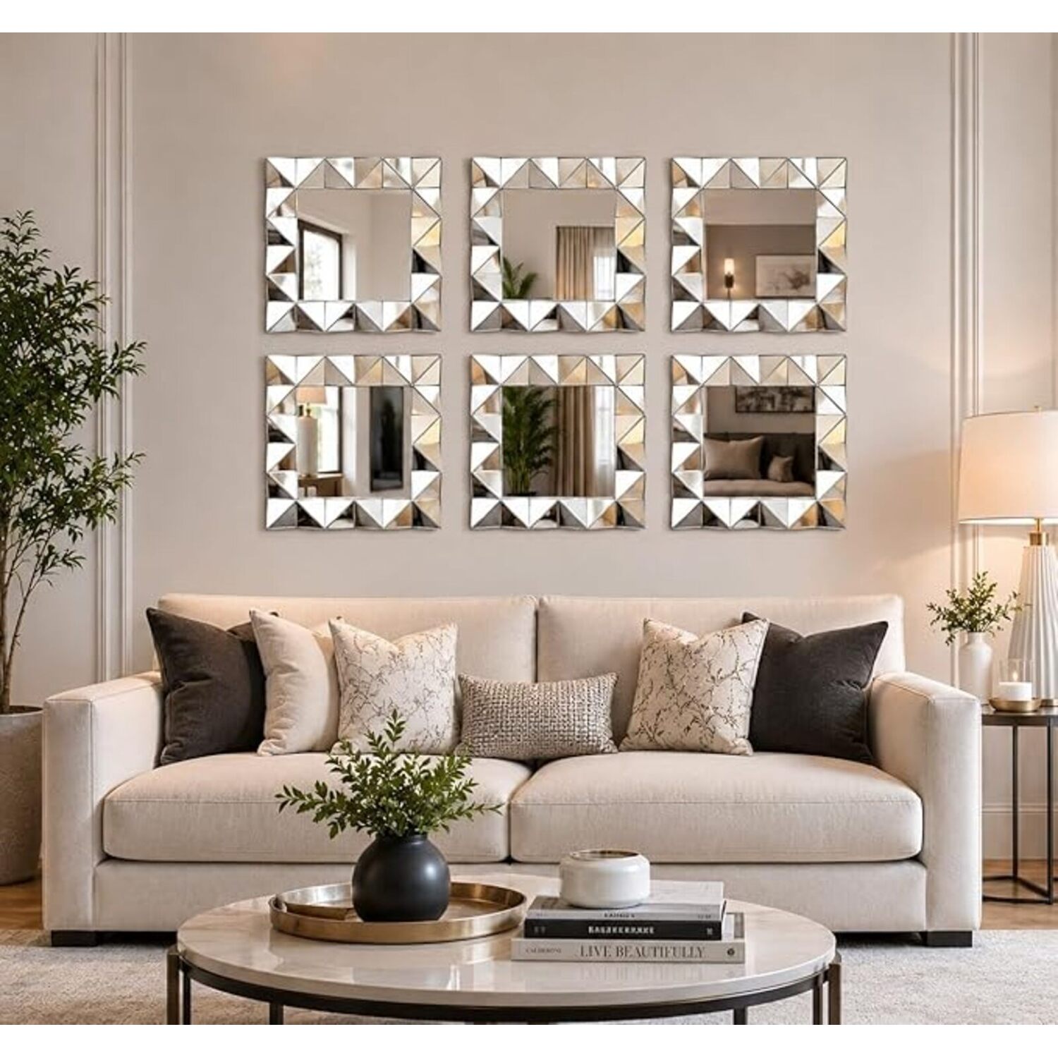 Image of 4x Art Deco Style 3D Wall&hellip;