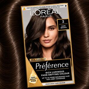 L'Oreal Paris Preference 3 Dark Brown Permanent Hair Dye
