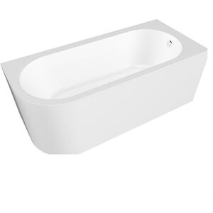 Balterley 1600mm Right-Hand Curved Bath With Legs And Panel