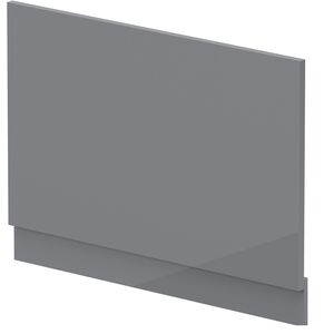 800mm Bath MDF End Panel and Plinth - Gloss Cloud Grey