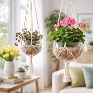 Rope Plant Hanger Set