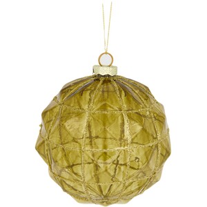 Ridged Glass Bauble