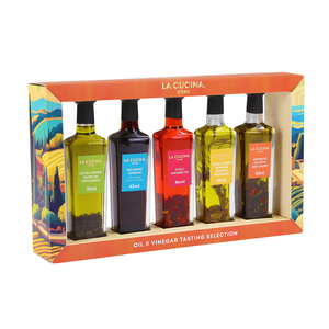La Cucina 5 Pack Infused Oil and Vinegar Tasting Gift Set
