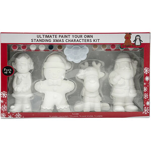 Ultimate Paint Your Own Xmas Characters Kit