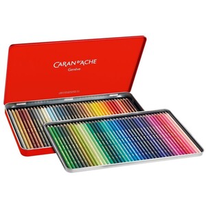 Supracolor II 80 Water Soluble Colour Pencils - Professional Artist Set in Metal Tin