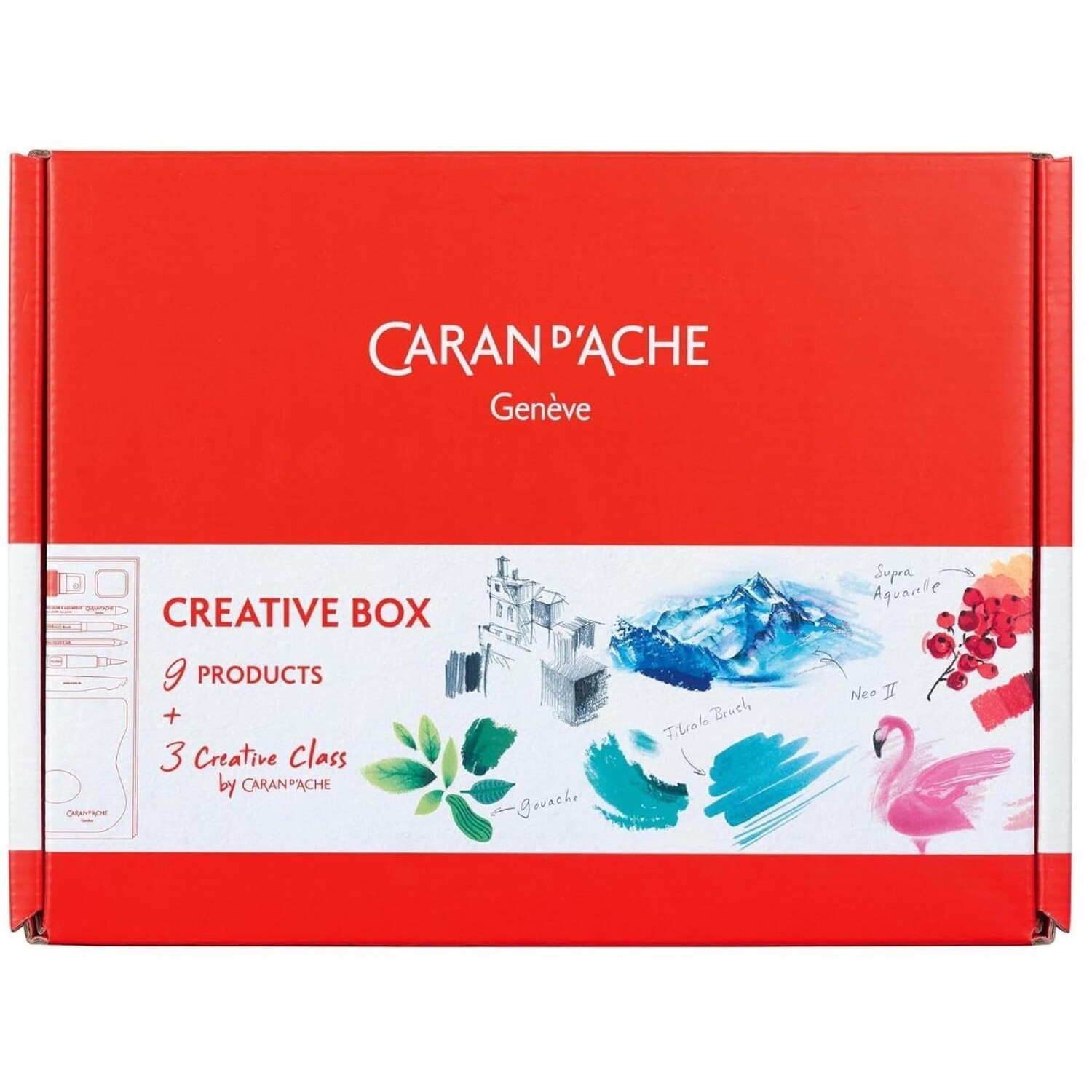 Caran D'ache Creative Box - Multi-Medium Art Set - Assorted Colours