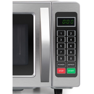 electriQ Freestanding 25L 1000W Flatbed Commercial Style Microwave
