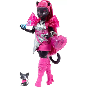 Monster High Catty Noir Fashion Doll with Pet Cat Amulette and Accessories