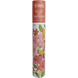 RHS Paint by Numbers Kit, Flower Bloom, Multicoloured, 400 x 500mm