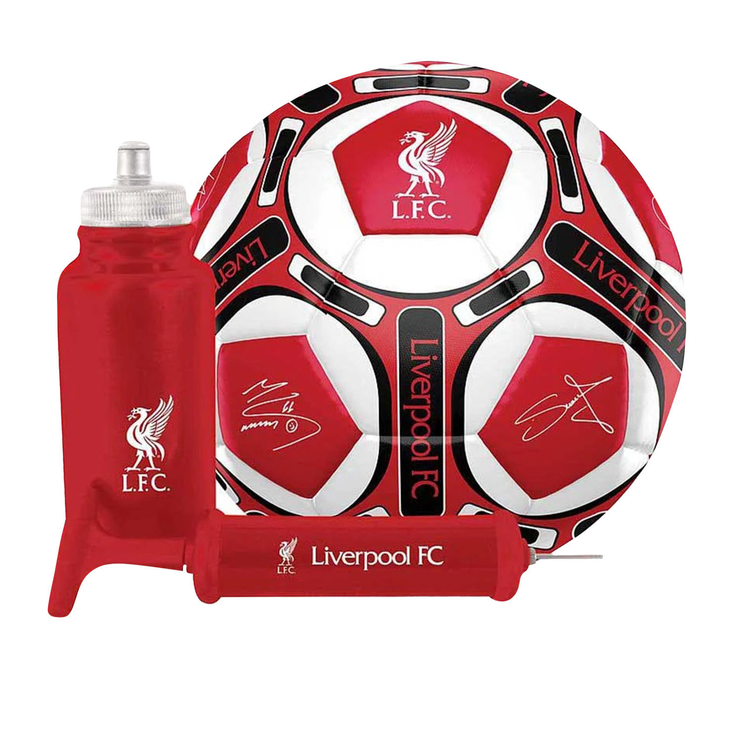 Liverpool Fc Signature Gift Set (Pack Of 3) - Red/White/Black