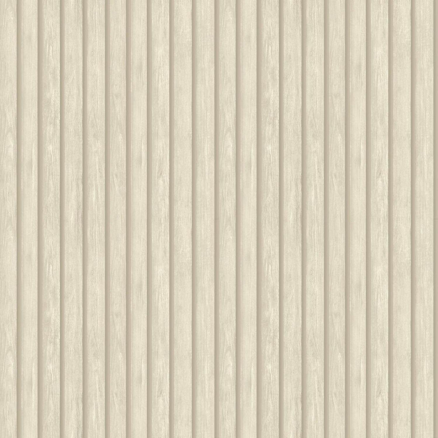 Holden Décor Wood Slats Wallpaper - Beige