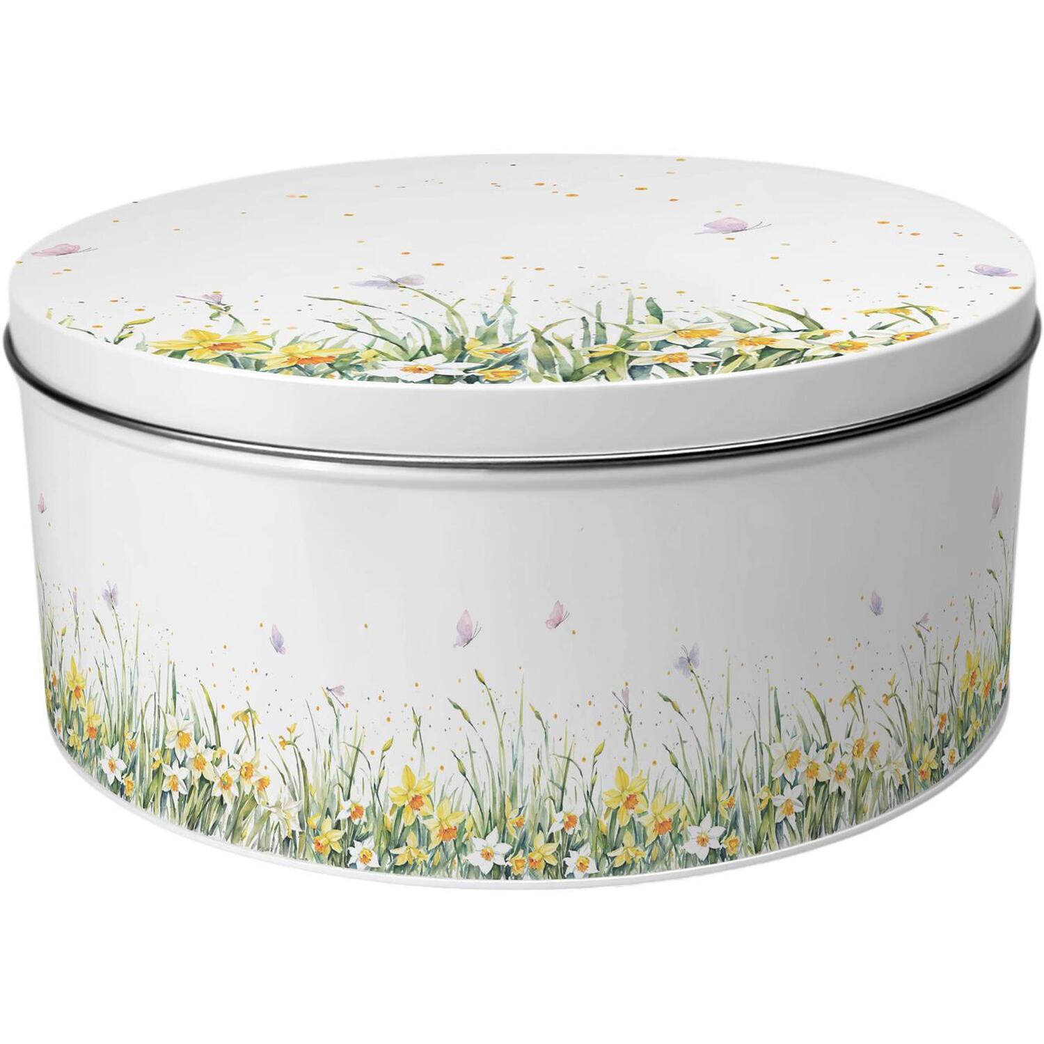Image of Springtime Daffodils Large Cake Tin -&hellip;