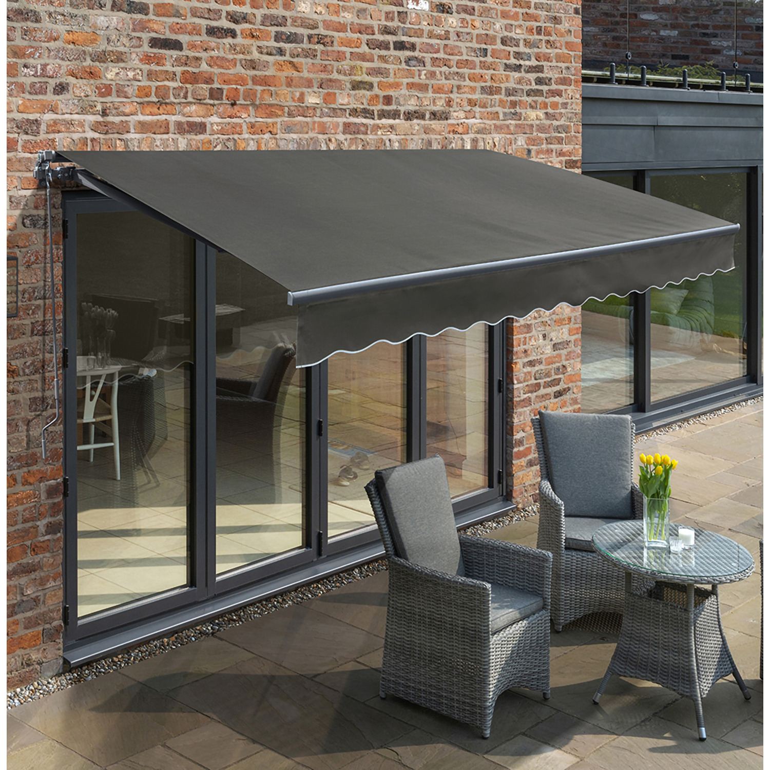 Image of Retractable Aluminium Awning 3m x 2.5m&hellip;