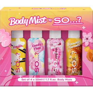 Pack of 4 Mini Body Mists