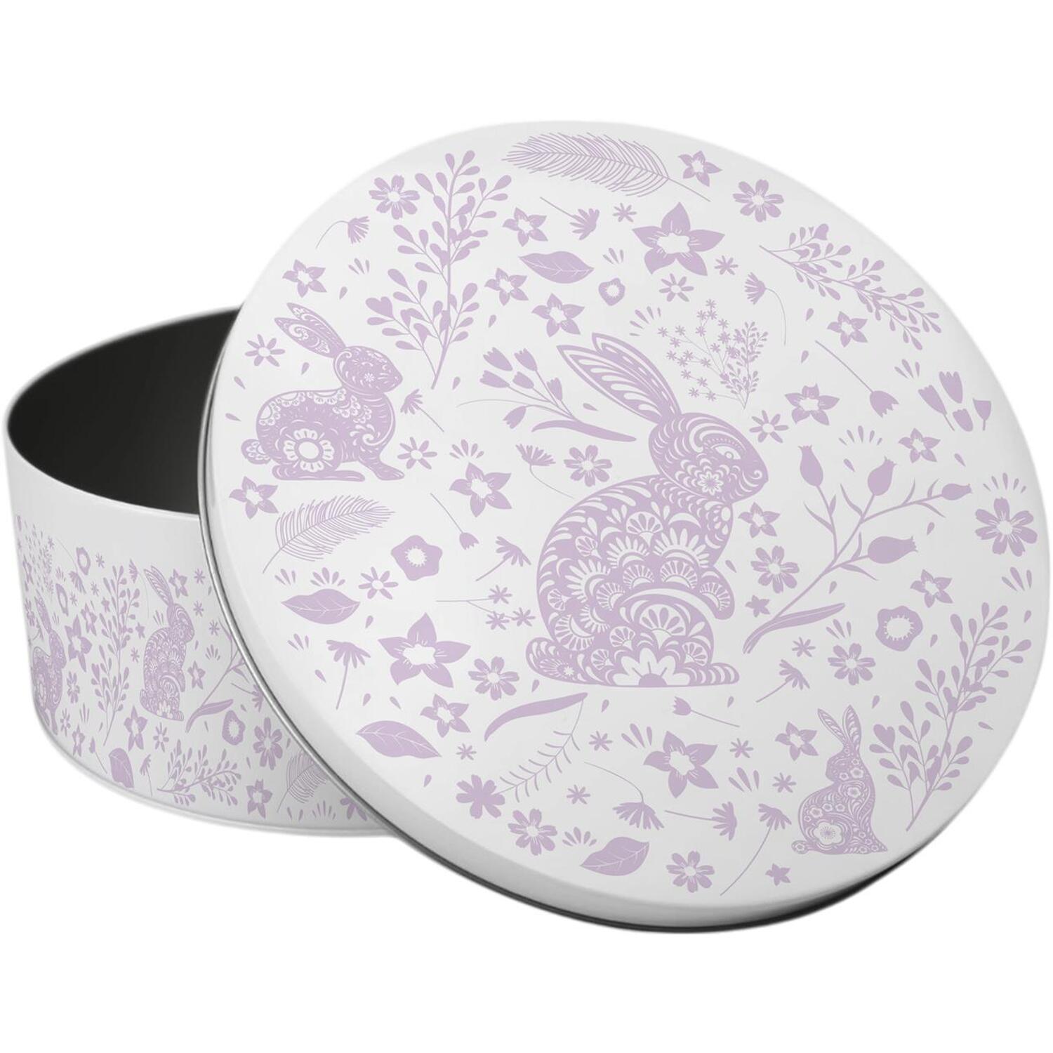 Image of Lilac Wild Rabbits Small Cake Tin&hellip;