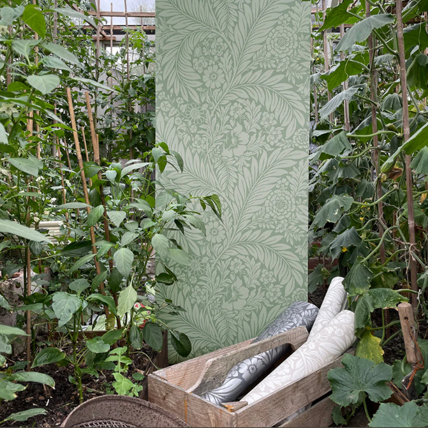 Green Tropical Leaf Wallpaper Floral Textured Feature Wall Lounge Bedroom Study - Image 3