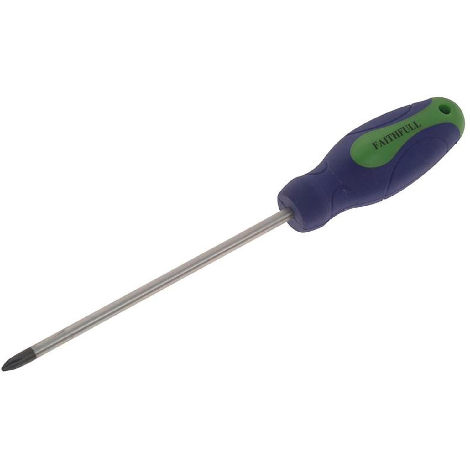 Faithfull Soft-Grip Screwdriver Phillips PH2 150mm Blade Length - Image 12
