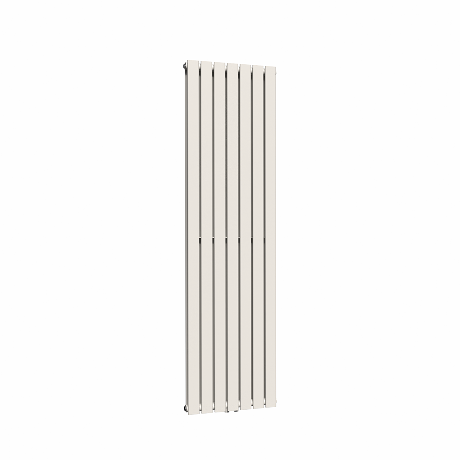 Lux Heat Flat Coloured Vertical Radiator, Antique White, 1800Mm X 490Mm (Double) - Antique White
