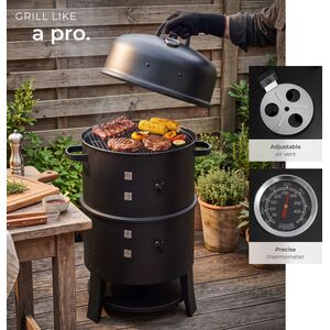 tectake® Smoking barrel