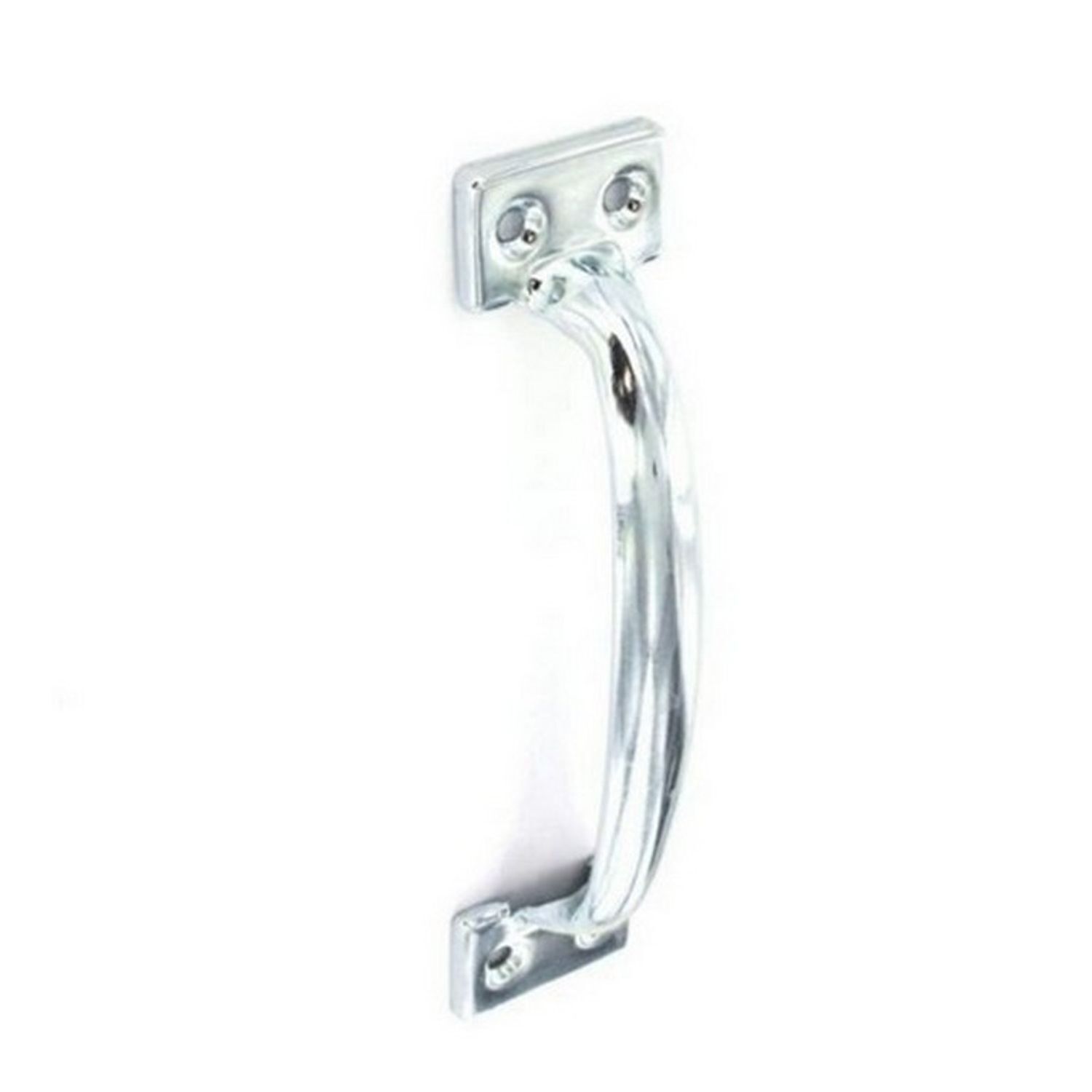 Securit Zinc Plated Door Handle - Chrome