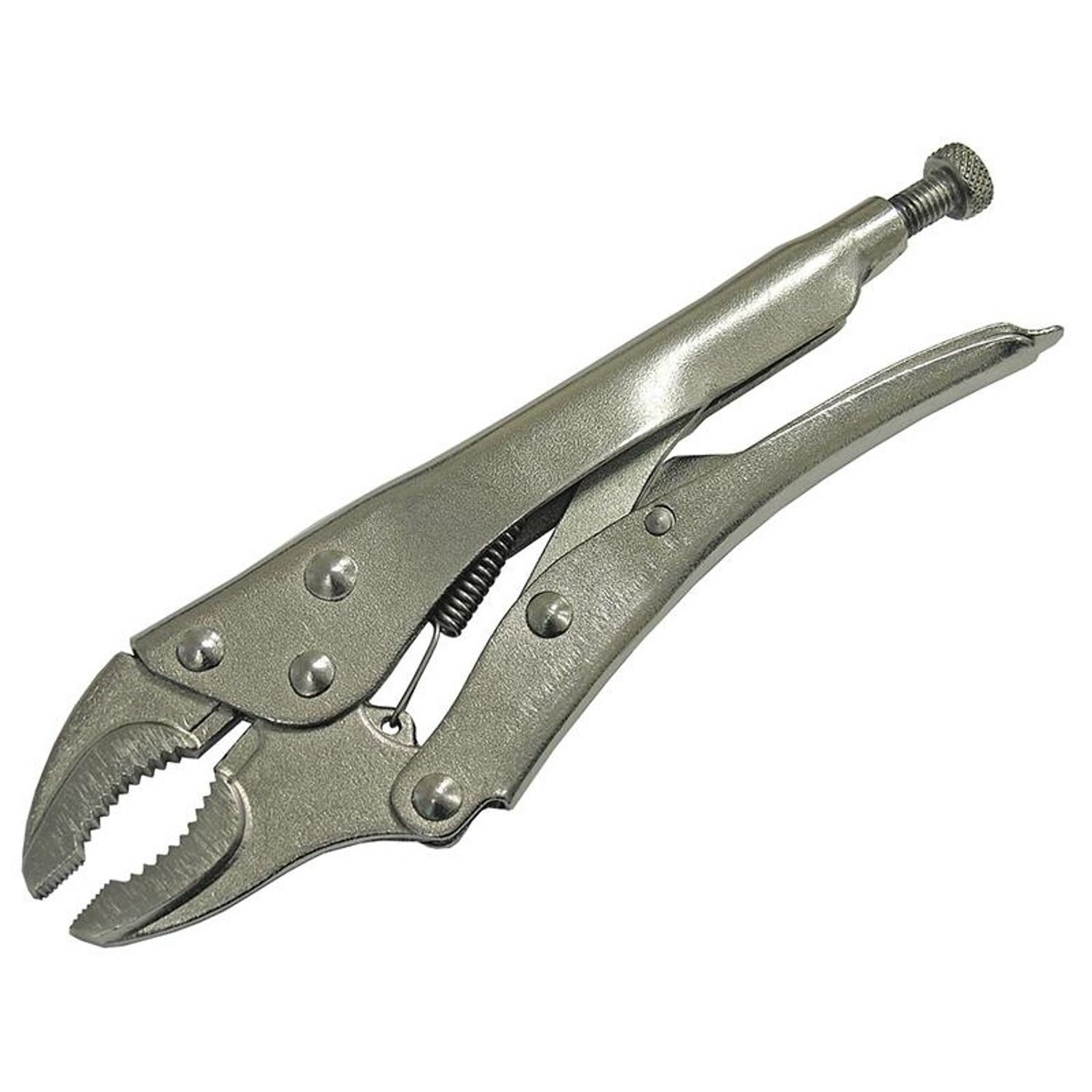 Faithfull Curved Jaw Locking Pliers 225Mm (9In) A - Multi Colour
