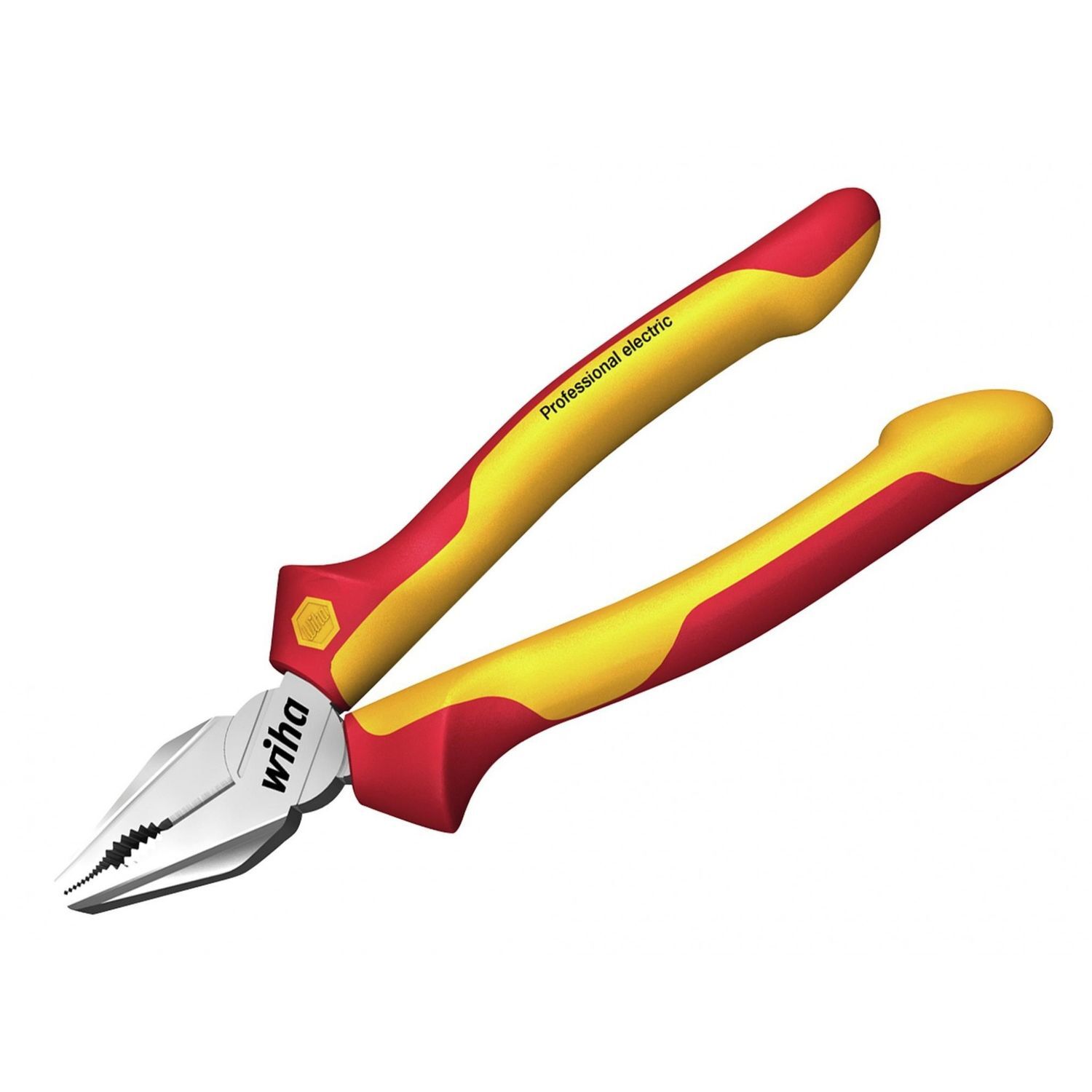 Wiha Professional Electric Combination Pliers With Dynamicjoint 180Mm A - Multi Colour
