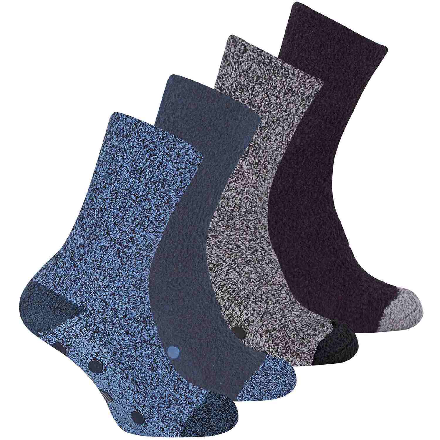 Thmo Sock Snob 4 Pairs Mens Thick Cosy Bed Socks - Image 2