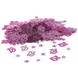 Mini Stars 18 Confetti Pink 12 Pack