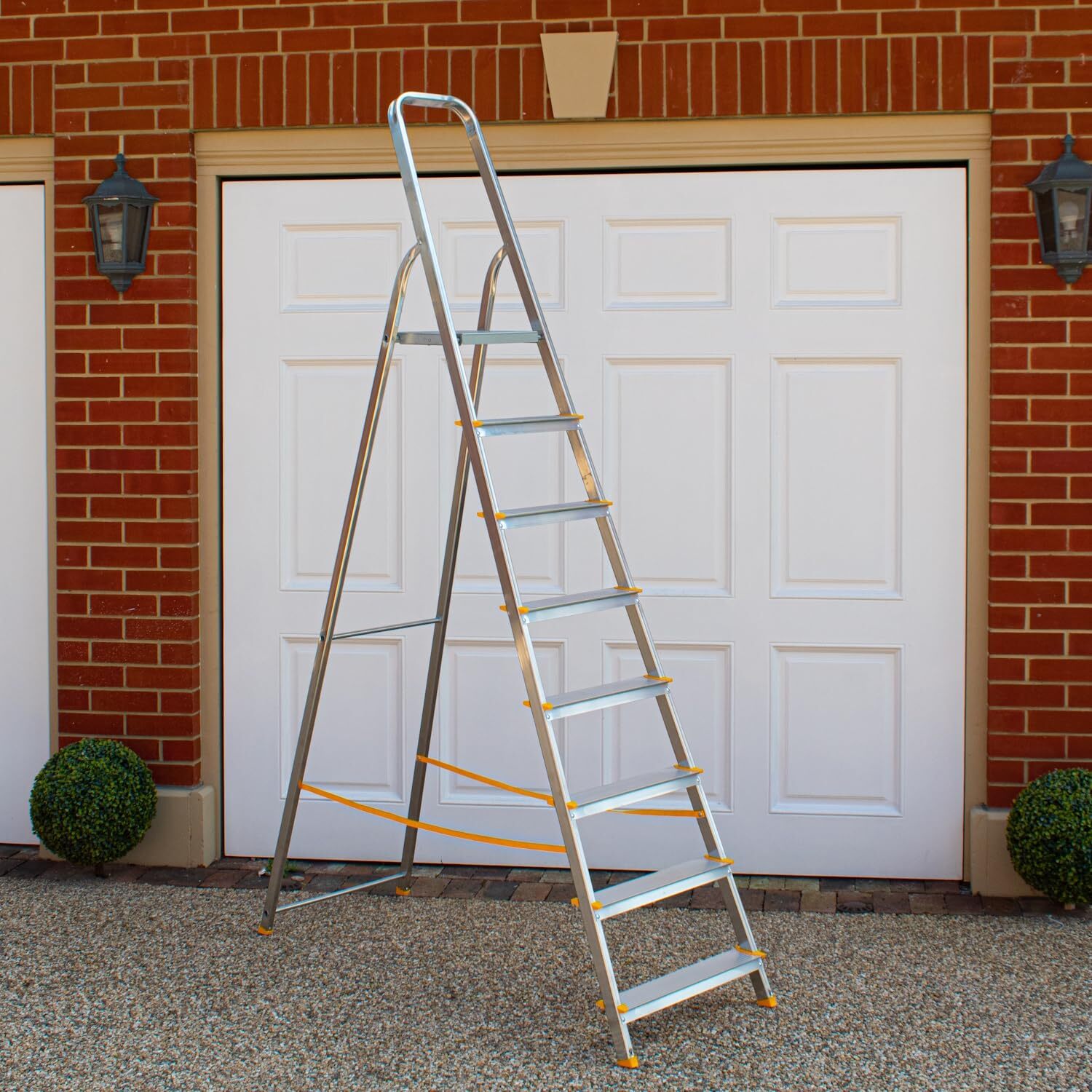 Bps Trade Master Platform Step Ladder - Silver / 7.2Kg
