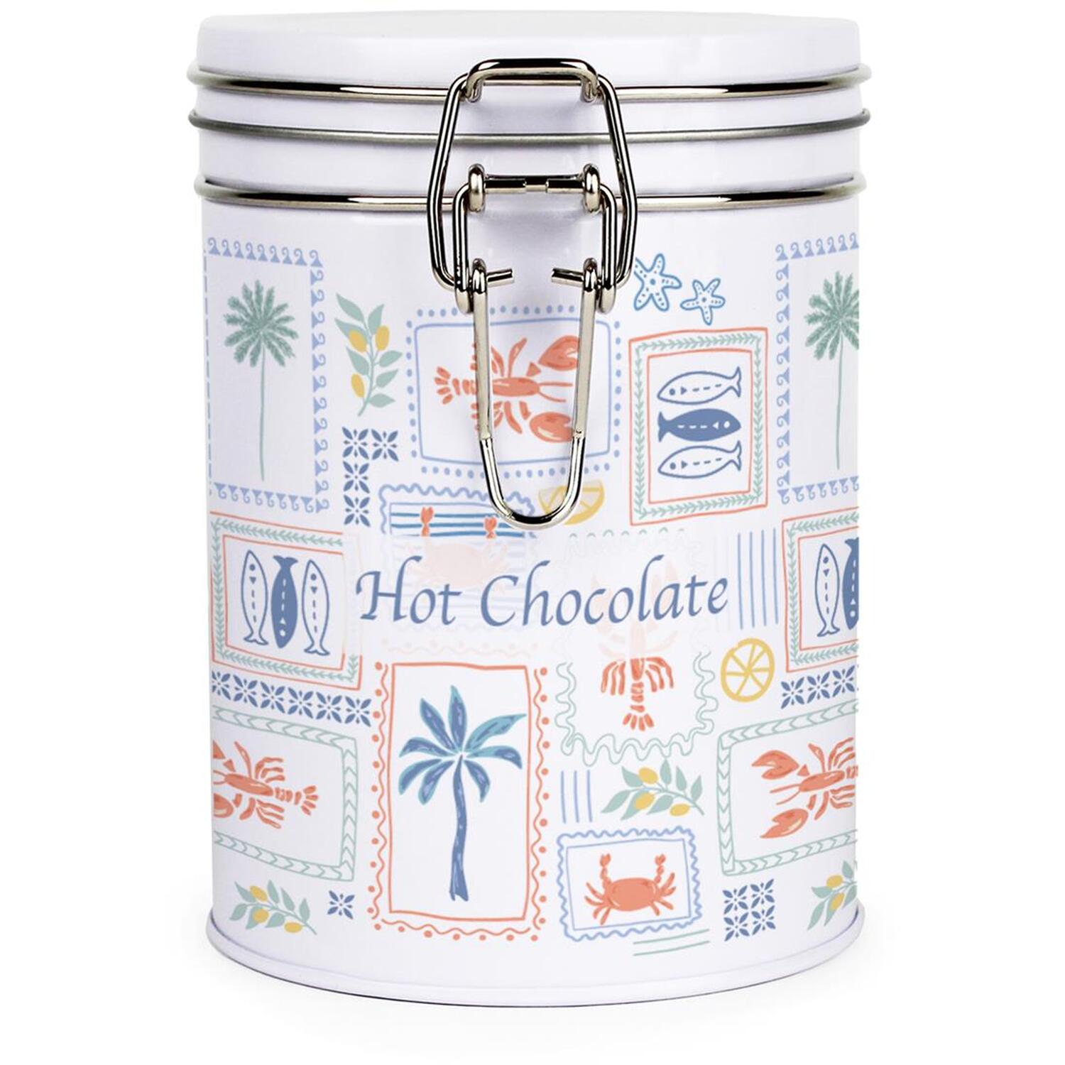 B&Q -  Mediterranean Summer Clip-Lid Kitchen Storage CanisterHot Chocolate - Image 3