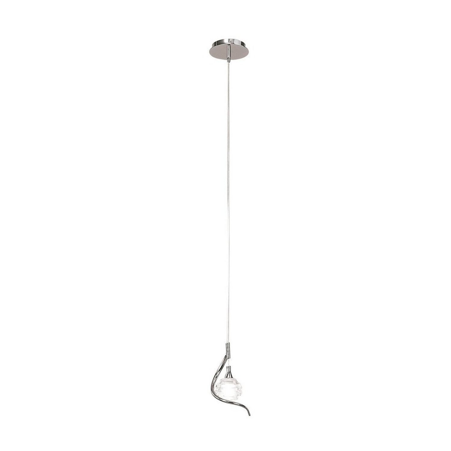 Inspired Lighting Dali Pendant Light Chrome