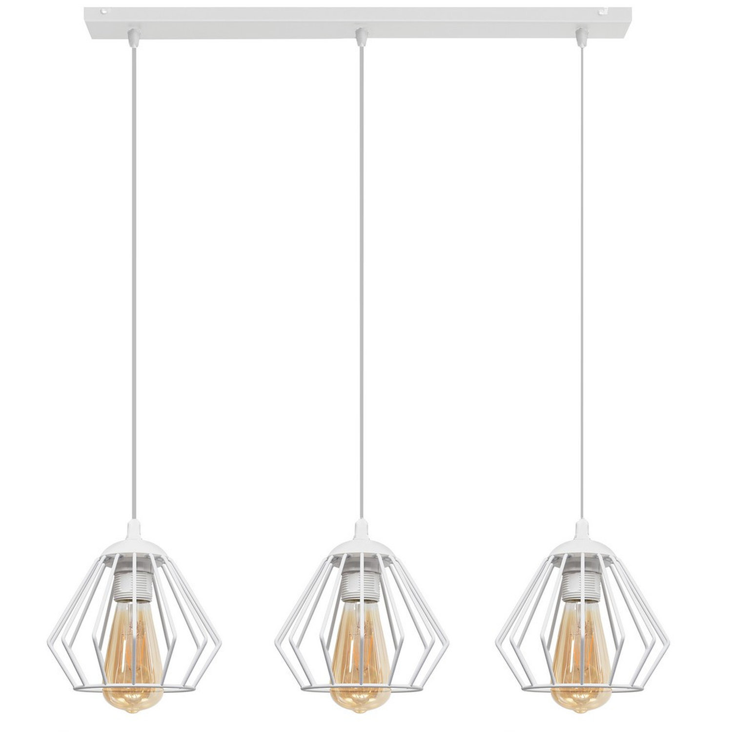 Helam Lighting Agat Pendant Light White