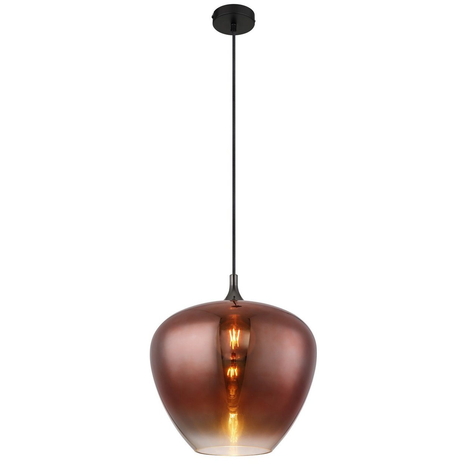 Globo Lighting Maxy Pendant Light Black