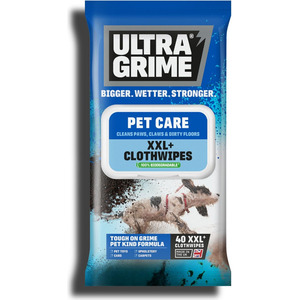 UltraGrime Pet Cleaning Wipes 40 Pack