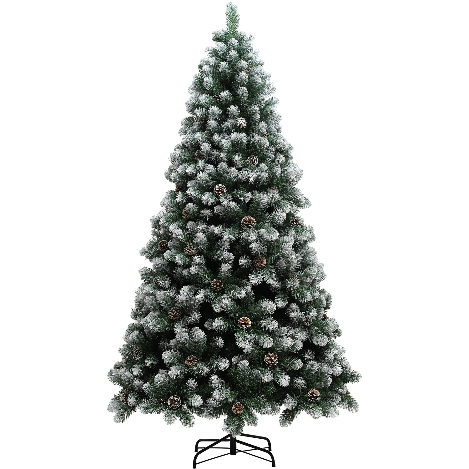  - 7Ft Snow-Dipped Artificial Pine Christmas Tree - Image 3
