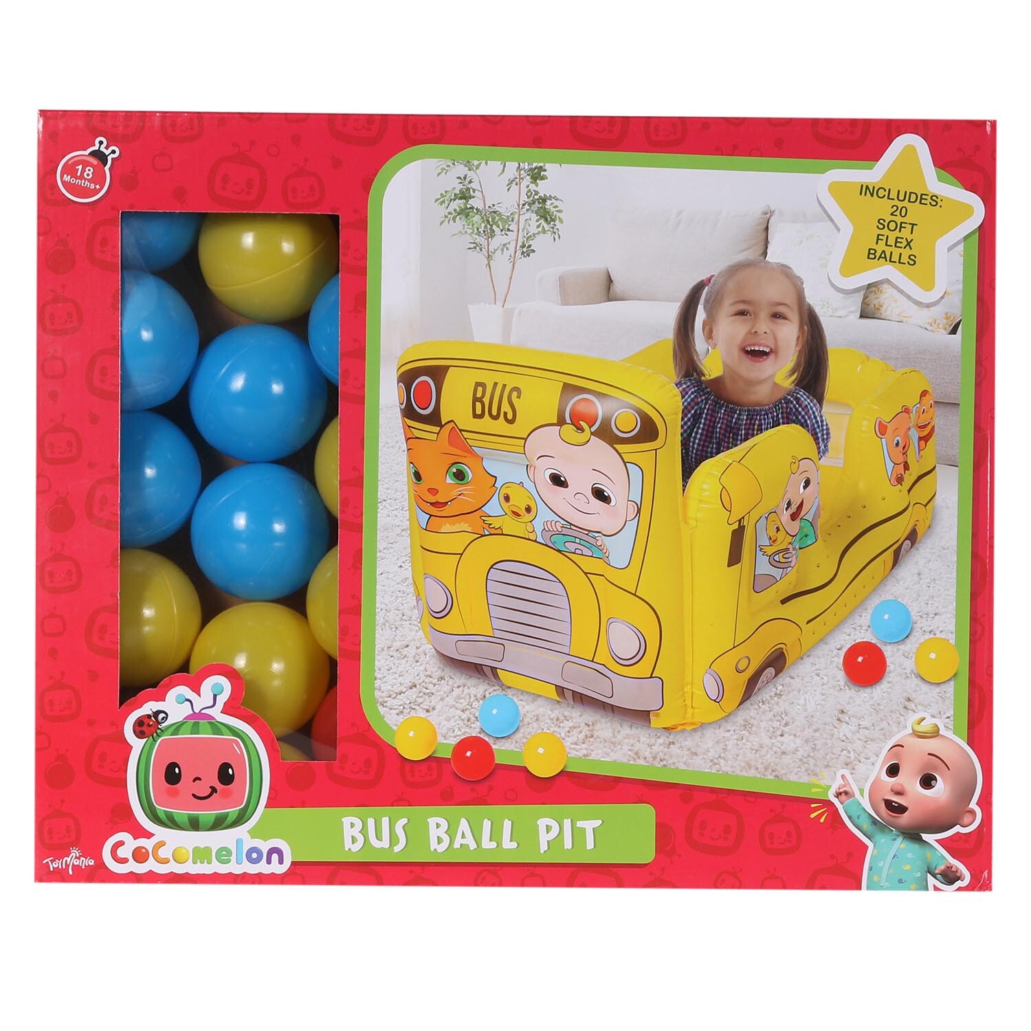 Image of Toy Mania CoComelon Bus Ball Pit
