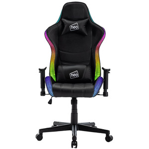 White Neo LED Racing Gaming Computer Chair shot 1381240