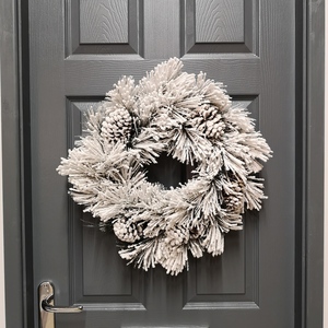 Premier Christmas Snow Flocked Door Wreath