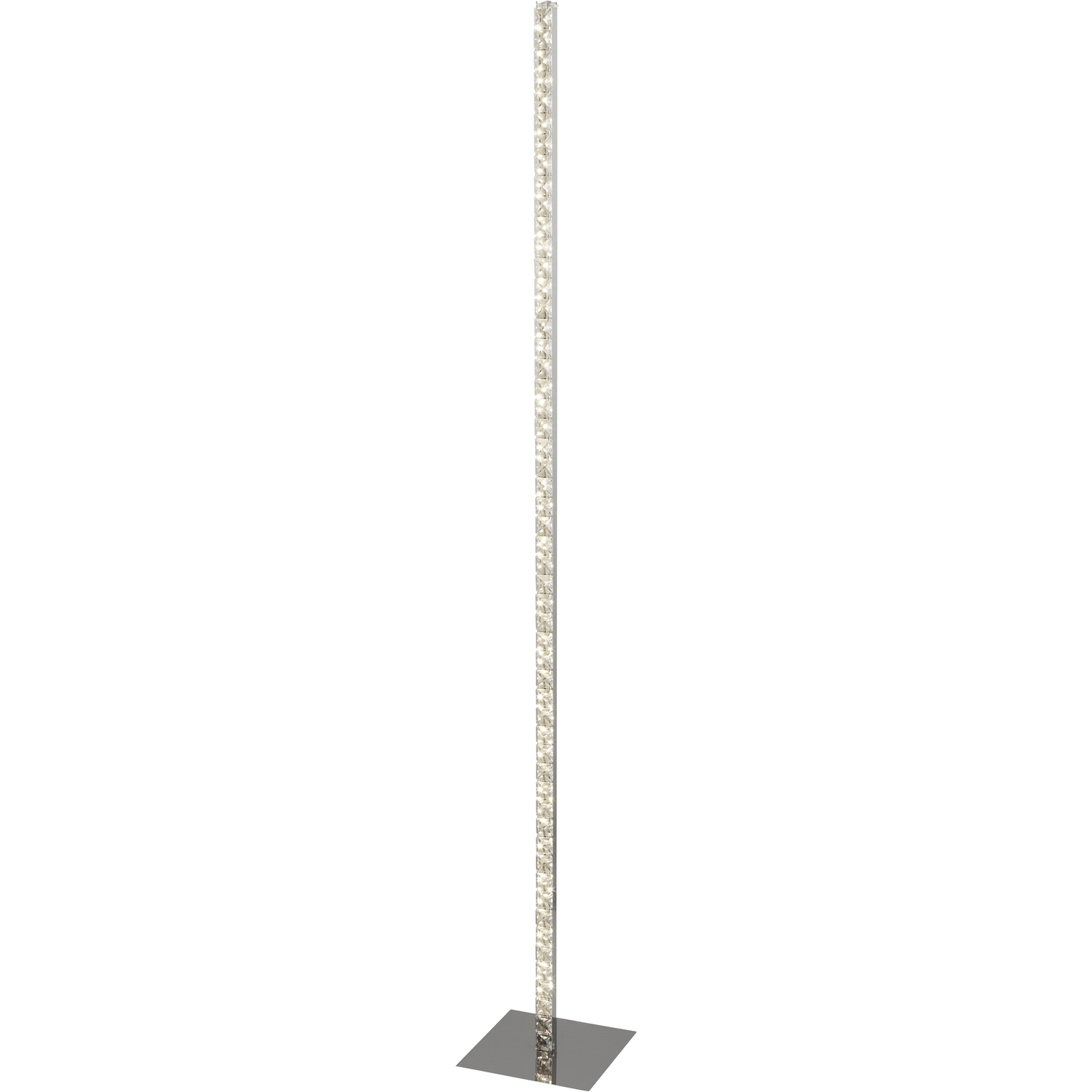 Lighting Collection - LED Floor Lamp - Silver thumbnail