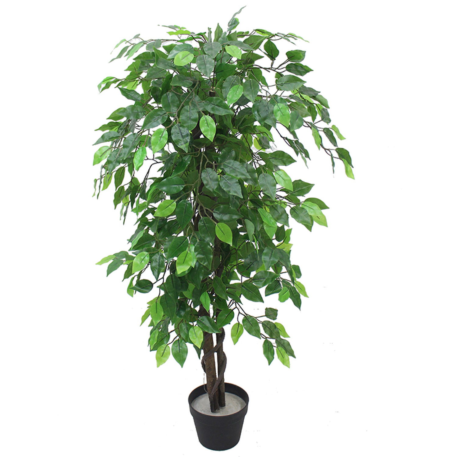Artificial Ficus Tree Plant - Large Bushy Shape - Green