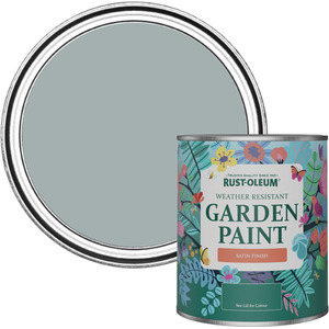 Rust-Oleum Garden Paint in Satin Finish - Mineral Grey 750ml