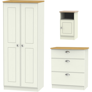 Victoria Ready Assembled 3 Piece Bedroom Set