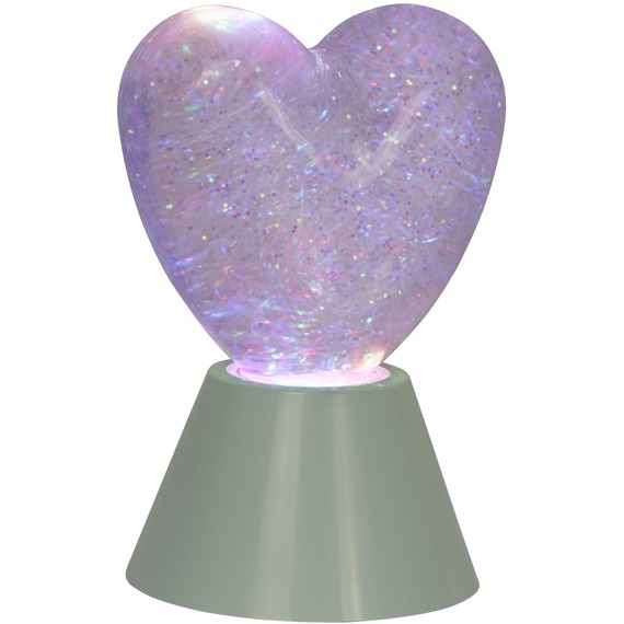 Glitter Heart LED Table Lamp