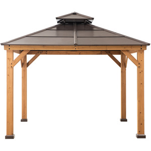 Sand Copper / 335.5cm Cedar Wood Framed Gazebo shot 3560169