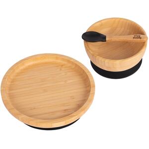Children's Bamboo Suction Round Dinner Set