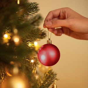 Set Of 24 Christmas Baubles