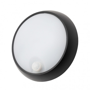 Grato 8 Watt Outdoor Round Bulkhead Light with PIR Sensor