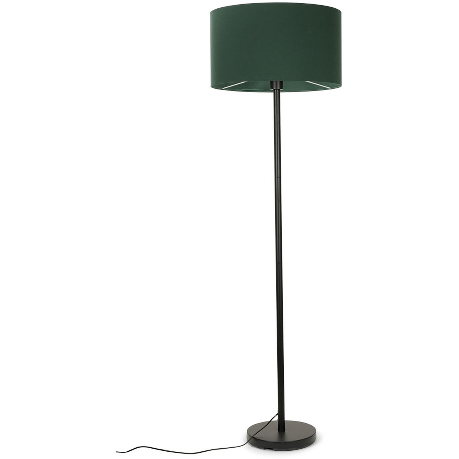 Image of Charlie Black Floor Lamp Large Green&hellip;