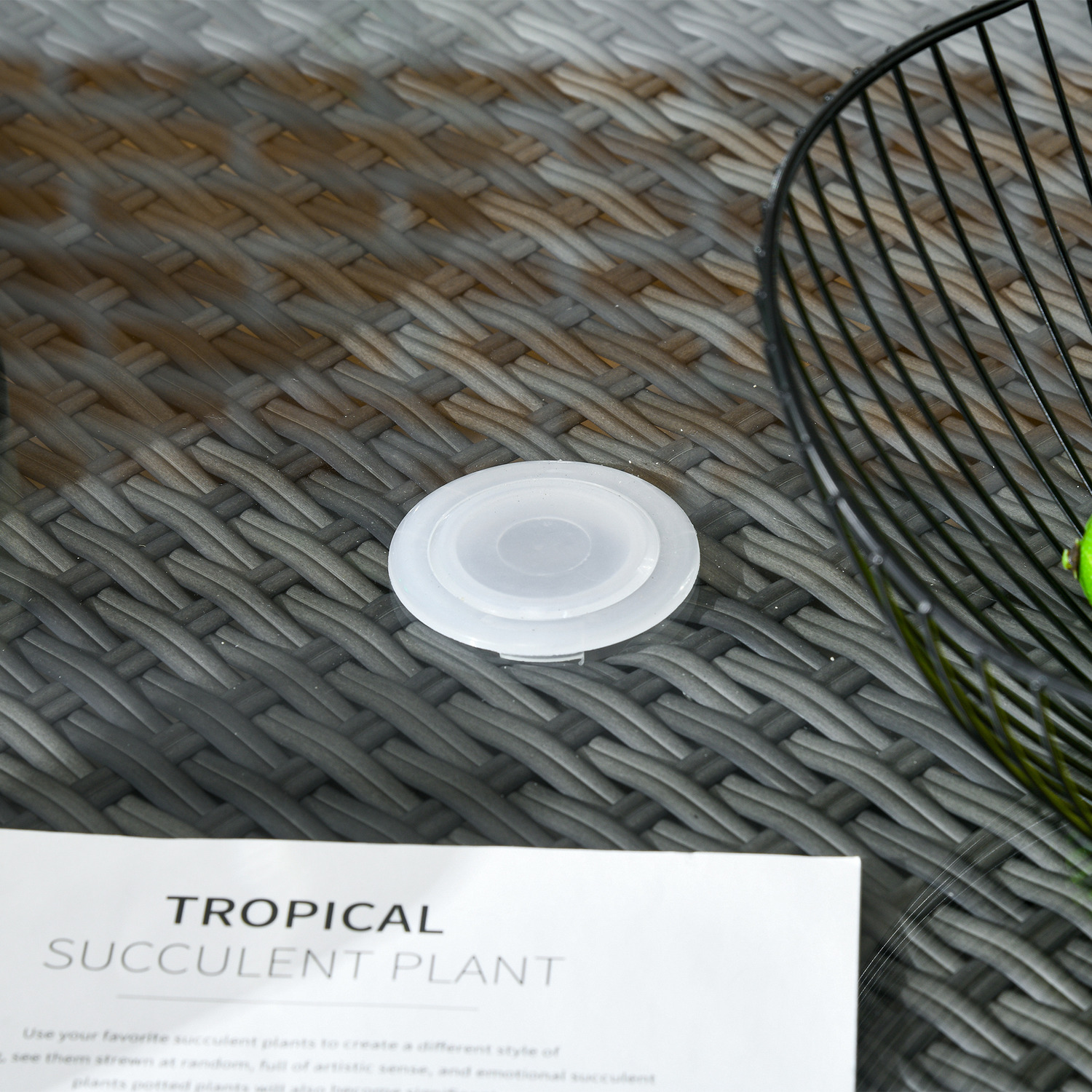Pe Rattan Outsunny 7-Piece PE Rattan Garden Furniture Set