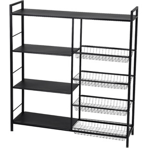 Kitchen Microwave Oven Vegetable Storage Cart